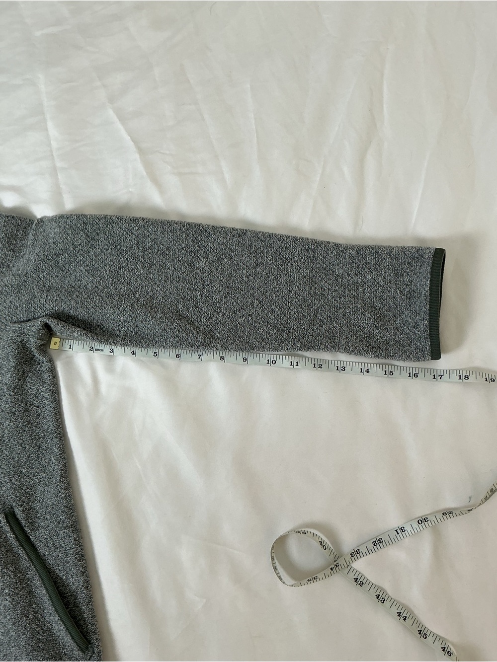 Vineyard Vines Gray Open Front Cardigan Size S | Soft Knit Layer - Picture 4 of 7